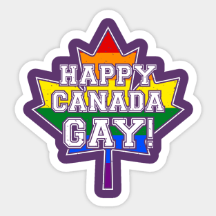 Canada Gay / Canada Day Sticker